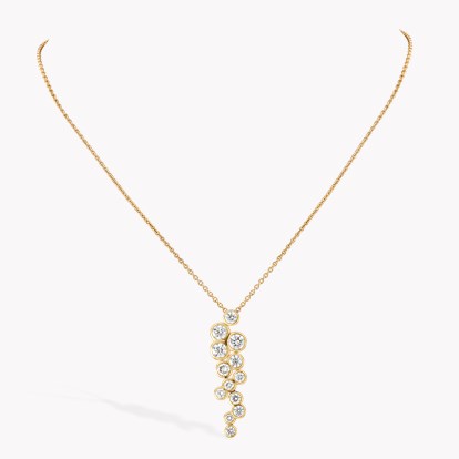 Bubbles Diamond Drop Pendant
