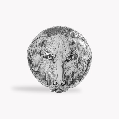 Silver Dog Head Dish Fowler & Polglaze Ltd, 1932