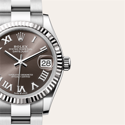 Datejust 31, Oyster, 31 mm, Oystersteel and white gold watch