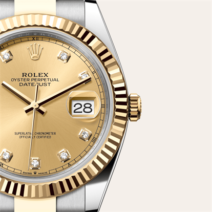 Datejust 41, Oyster, 41 mm, Oystersteel and yellow gold watch