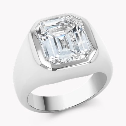 Cartier Emerald Cut 4.21ct Diamond Ring