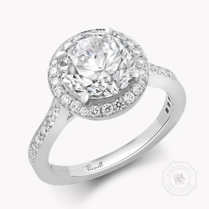 Celestial Brilliant Cut 2.08ct Type IIA Diamond Cluster Ring