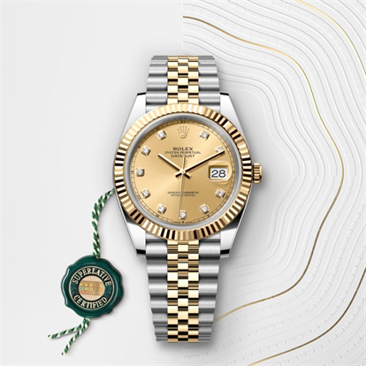 Datejust 41, Oyster, 41 mm, Oystersteel and yellow gold watch