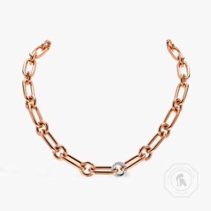 Havana 0.78ct Diamond Necklace in 18ct Rose & White Gold