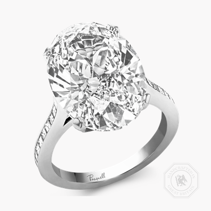 Masterpiece Oval Cut 10.32ct Type IIA Diamond Ring