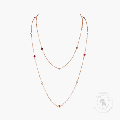 Sundance Ruby and Diamond Necklace