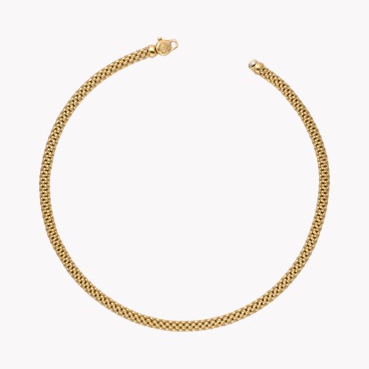 Fope Vendome Necklace 43cm in 18ct Yellow Gold