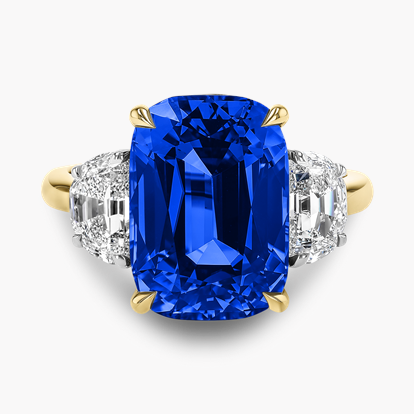 Masterpiece Madagascan 8.74 Sapphire and Diamond Ring