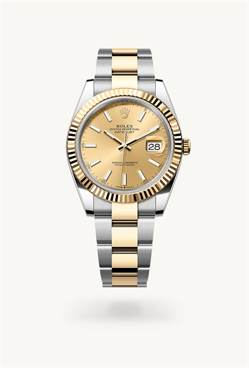 Rolex Datejust 41 Oyster, 41 mm, Oystersteel and yellow gold