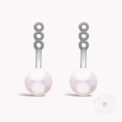 Celia Akoya Pearl Set in 18ct White Gold 