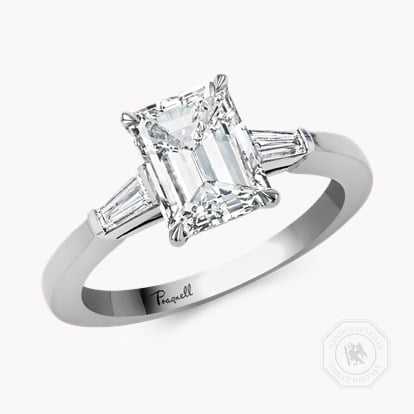 Regency 2.00ct Emerald Cut Diamond Ring in Platinum