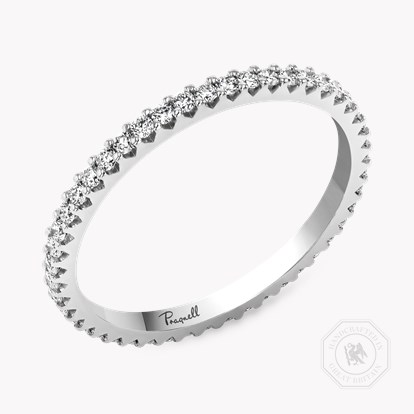 Brilliant Cut Diamond Half Eternity Ring