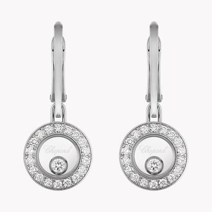 Chopard Happy Diamonds Round Shaped Drop Earrings