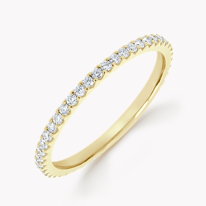 Brilliant Cut Diamond Eternity Ring 0.38ct in 18ct Yellow Gold