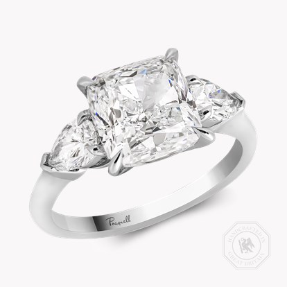 Cushion Cut 3.27ct Diamond Ring