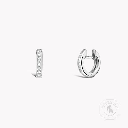 RockChic Diamond Hoop Earrings