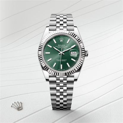 Datejust 41, Oyster, 41 mm, Oystersteel and white gold watch