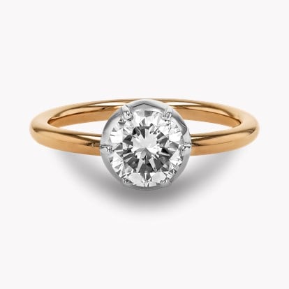 Georgian Setting 1.36ct Diamond Solitaire Ring