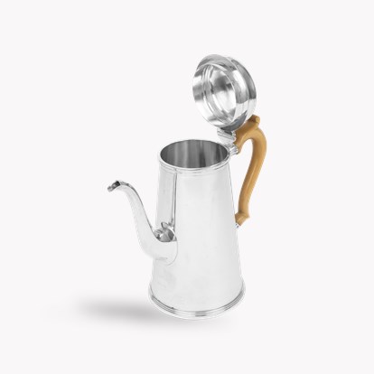 Silver Elizabeth II Coffee Pot