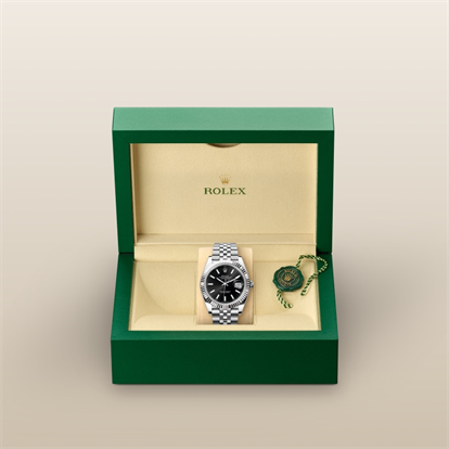 Datejust 41, Oyster, 41 mm, Oystersteel and white gold watch inside presentation box