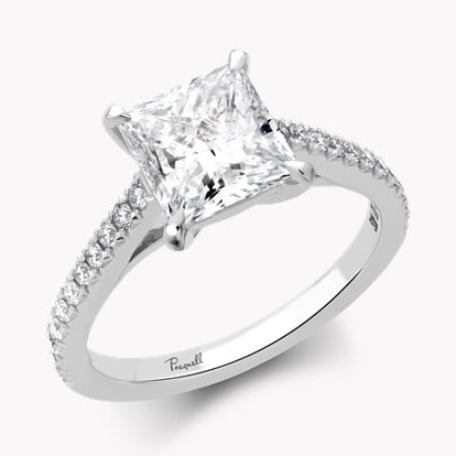 Aurora 2.04ct Princess Cut Diamond Ring in Platinum
