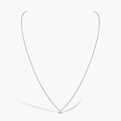 RockChic Diamond Solitaire Necklace