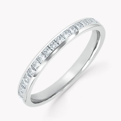 Princess Cut Diamond Eternity Ring 0.95CT in Platinum