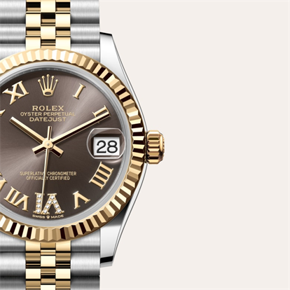 Datejust 31, Oyster, 31 mm, Oystersteel and yellow gold watch