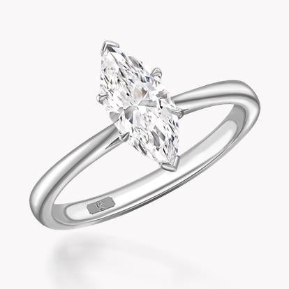 Classic 1.08ct Diamond Solitaire Ring in Platinum