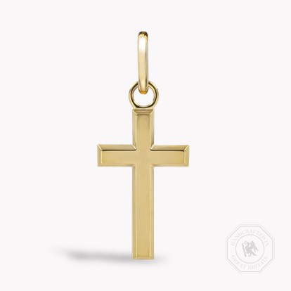 Gold Cross Pendant Charm