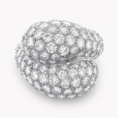 Diamond Bypass Ring