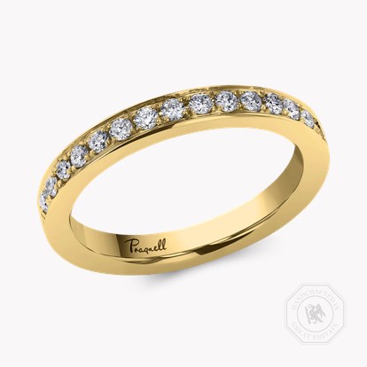 Brilliant Cut Diamond Half Eternity Ring