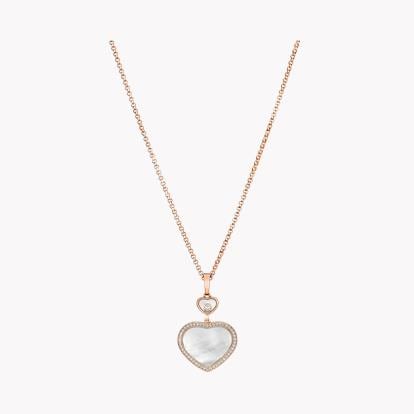 Chopard Happy Hearts Pendant 0.05ct in 18ct Rose Gold