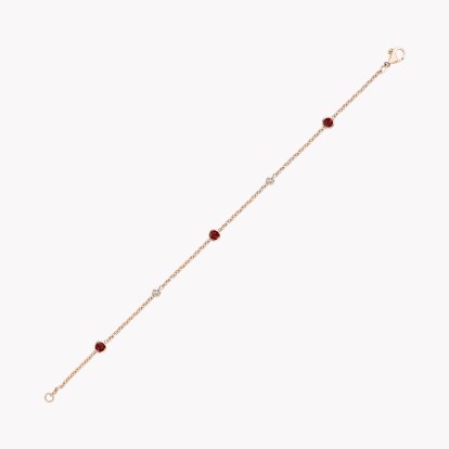 Sundance Ruby and Diamond Bracelet