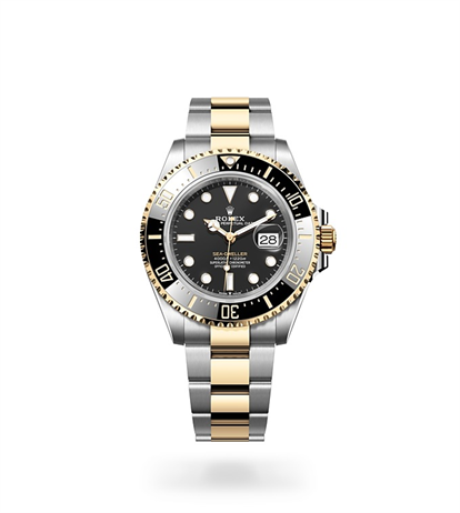 Rolex Sea-Dweller Oyster, 43 mm, Oystersteel and yellow gold