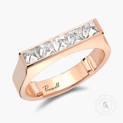 RockChic Flat-Topped 0.86ct Diamond Classic Ring