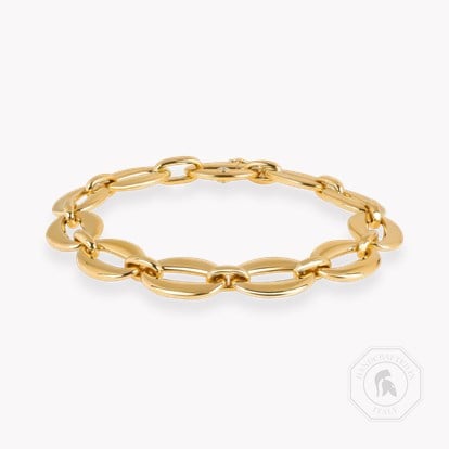 Freya Valkyrie 0.066ct Diamond Oval Link Bracelet