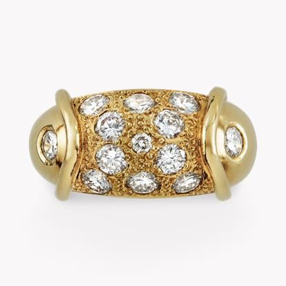 Retro Diamond Cocktail Ring