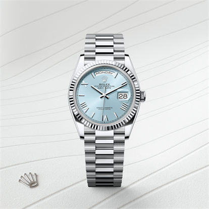 Day-Date 36, Oyster, 36 mm, platinum watch