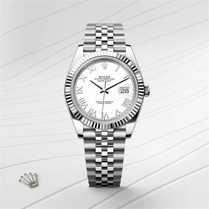 Datejust 41, Oyster, 41 mm, Oystersteel and white gold watch