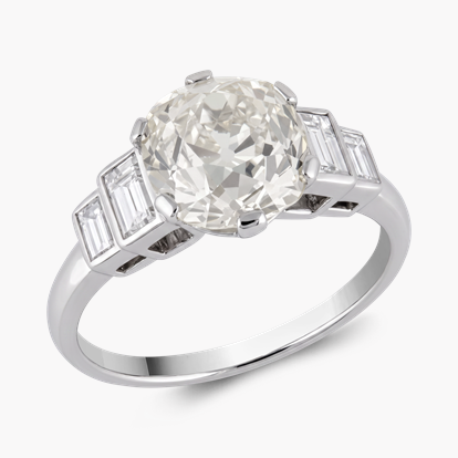 Old Cut 2.55ct Diamond Ring