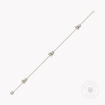 Bubbles Diamond Chain Bracelet 1.24ct in 18ct Rose Gold