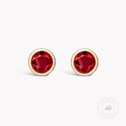 Sundance Ruby Stud Earrings