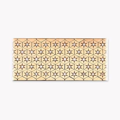 Art Deco Diamond Honeycomb Bracelet