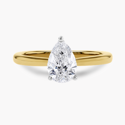Gaia 0.70ct Pear Shaped Diamond Ring