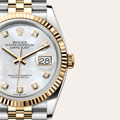 Datejust 36, Oyster, 36 mm, Oystersteel and yellow gold watch