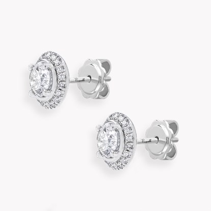 Celestial 1.00ct Diamond Cluster Earrings