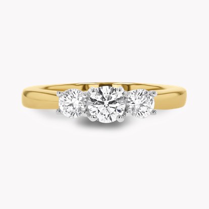 Classic 1.30ct Diamond Three Stone Ring