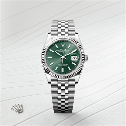 Datejust 36, Oyster, 36 mm, Oystersteel and white gold watch