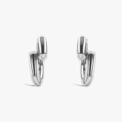 Eclipse 0.17ct Diamond Hoop Earrings